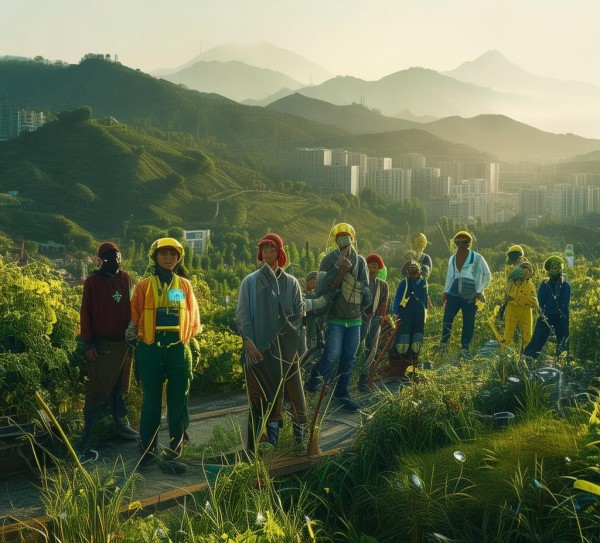 临汾，绿色骨骼中的环保力量