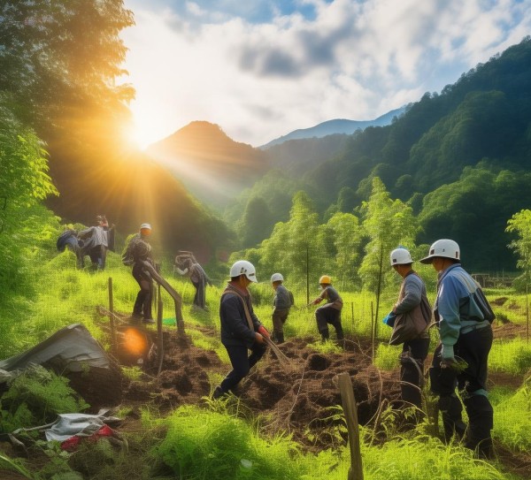 环保熊，与自然的对话，温暖的交响